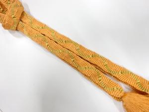 正絹　無形文化財　道明製　手組帯締め